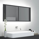 Kylpyhuoneen Led Peilikaappi 100X12X45 Cm