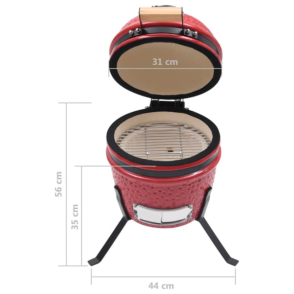 Kamado 2-In-1 Grilli/Savustin Keramiikka 56 Cm