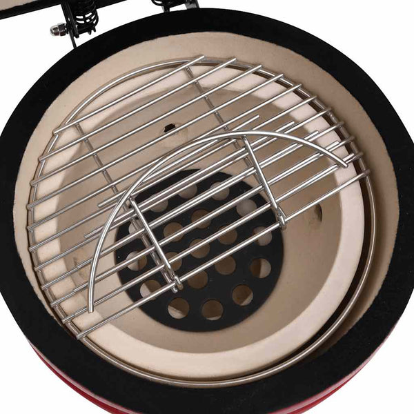 Kamado 2-In-1 Grilli/Savustin Keramiikka 56 Cm