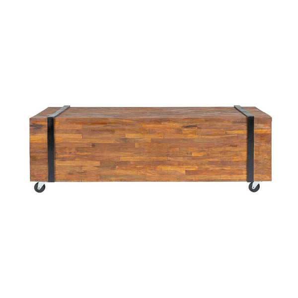 Sohvapöytä 110X45X38 Cm Täysi Tiikki
