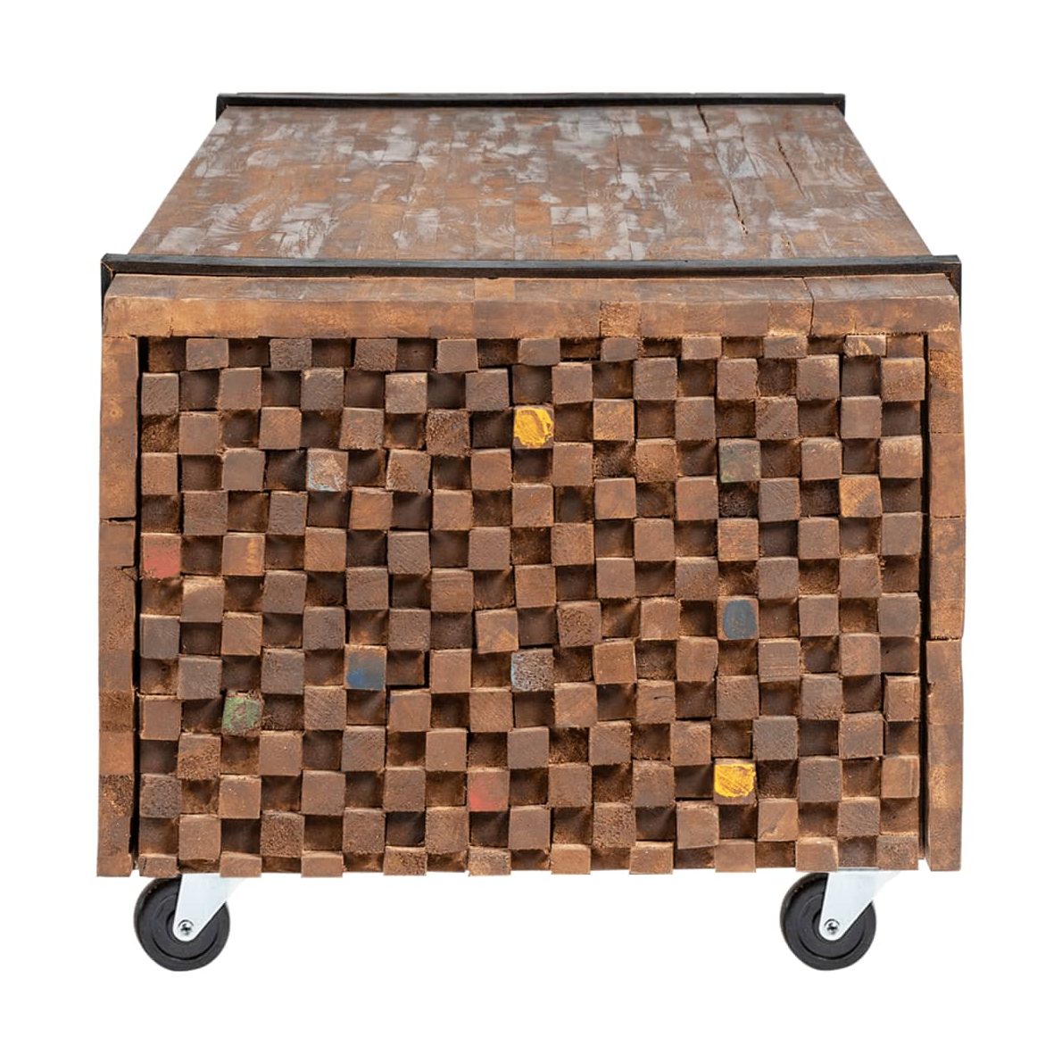 Sohvapöytä 110X45X38 Cm Täysi Tiikki
