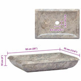 Pesuallas 50X35X10 Cm Marmori