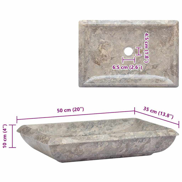 Pesuallas 50X35X10 Cm Marmori