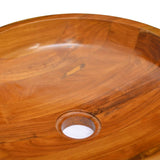 Pesuallas Täysi Tiikki Φ40X10 Cm