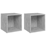 Tv-Tasot 2 Kpl 37X35X37 Cm Tekninen Puu