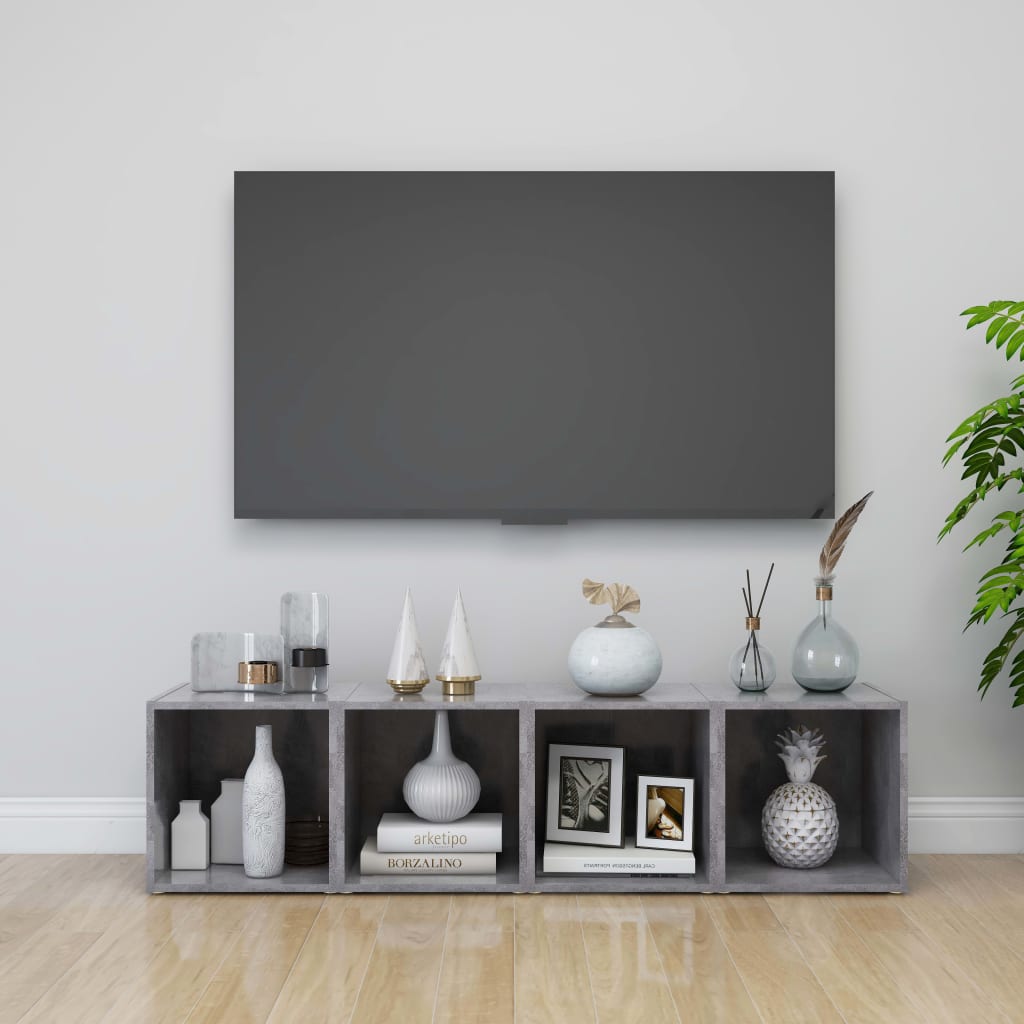 Tv-Tasot 2 Kpl 37X35X37 Cm Tekninen Puu