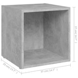 Tv-Tasot 2 Kpl 37X35X37 Cm Tekninen Puu