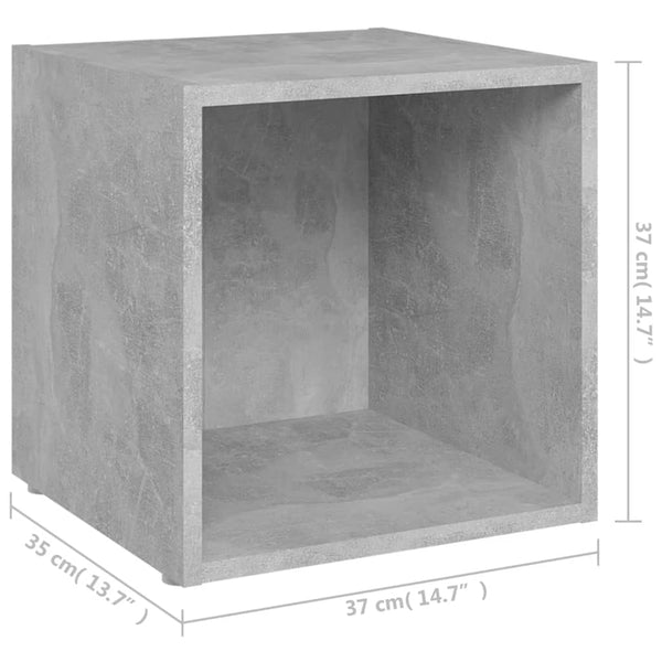 Tv-Tasot 2 Kpl 37X35X37 Cm Tekninen Puu