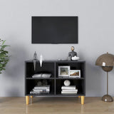 Tv-Taso Täyspuiset Jalat 69,5X30X50 Cm