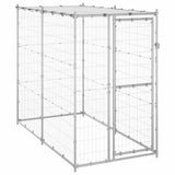 Koiran Ulkohäkki Galvanoitu Teräs 12,1 M²