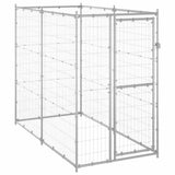 Koiran Ulkohäkki Galvanoitu Teräs 12,1 M²