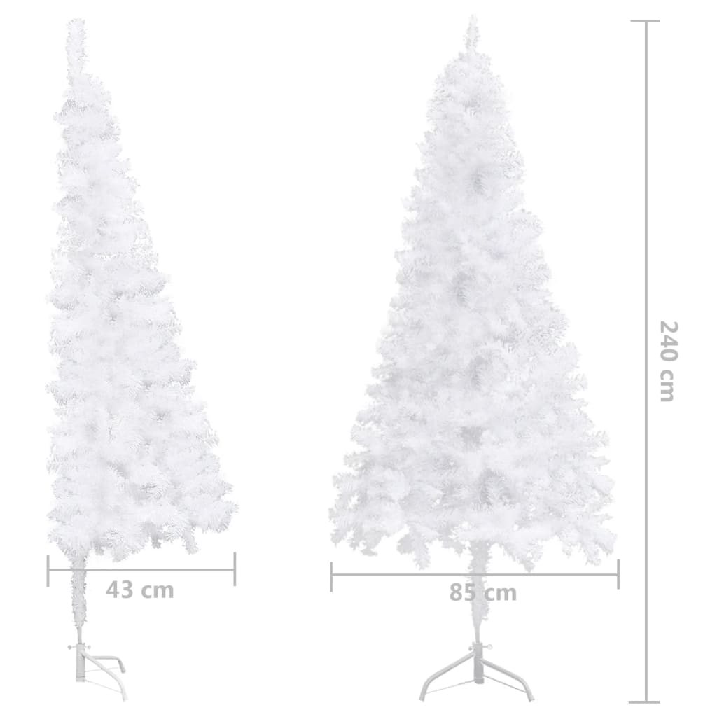 Kulmaan Asetettava Tekojoulukuusi 240 Cm Pvc