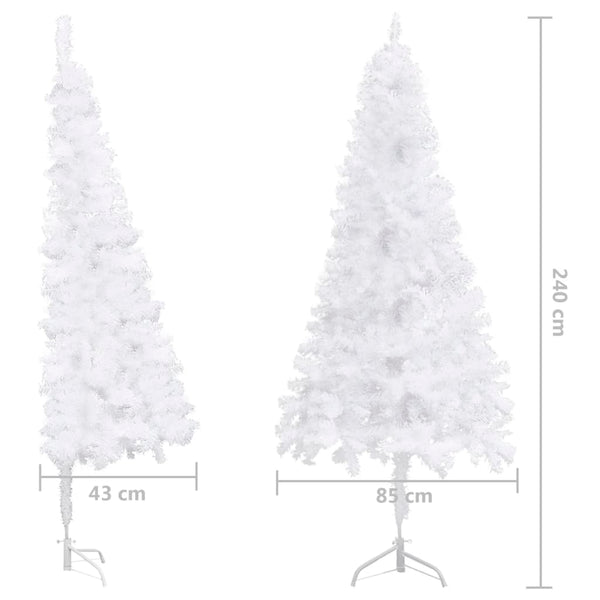 Kulmaan Asetettava Tekojoulukuusi 240 Cm Pvc
