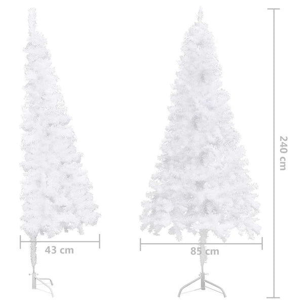 Kulmaan Asetettava Tekojoulukuusi 240 Cm Pvc
