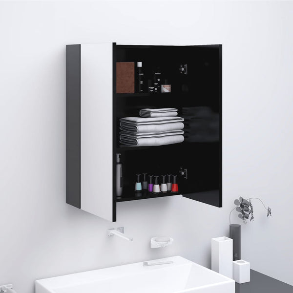Led Kylpyhuoneen Peilikaappi 60X15X75 Cm Mdf