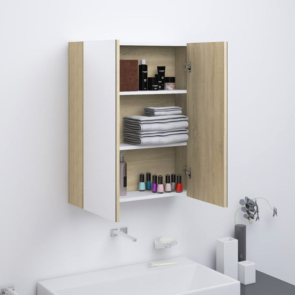 Led Kylpyhuoneen Peilikaappi 60X15X75 Cm Mdf