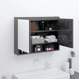 Led Kylpyhuoneen Peilikaappi 80X15X60 Cm Mdf
