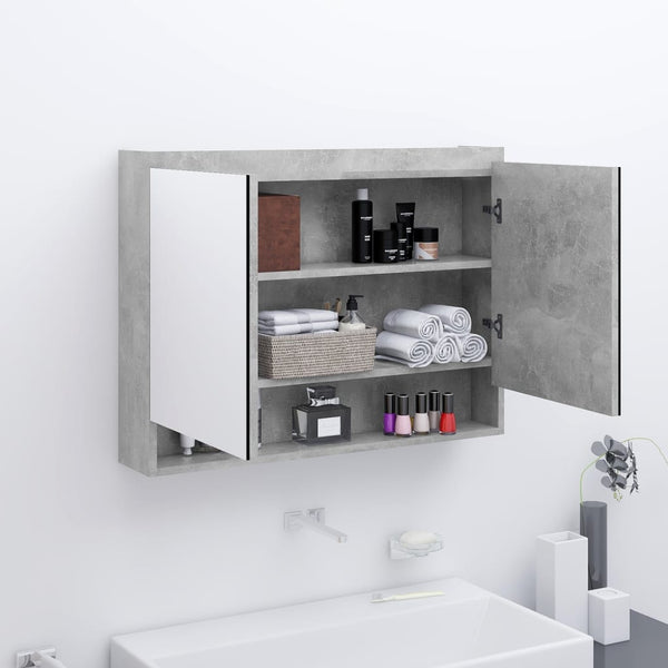 Led Kylpyhuoneen Peilikaappi 80X15X60 Cm Mdf
