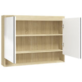 Led Kylpyhuoneen Peilikaappi 80X15X60 Cm Mdf