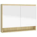 Led Kylpyhuoneen Peilikaappi 80X15X60 Cm Mdf