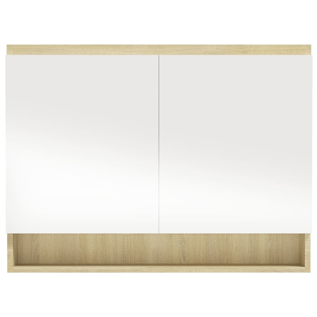 Led Kylpyhuoneen Peilikaappi 80X15X60 Cm Mdf