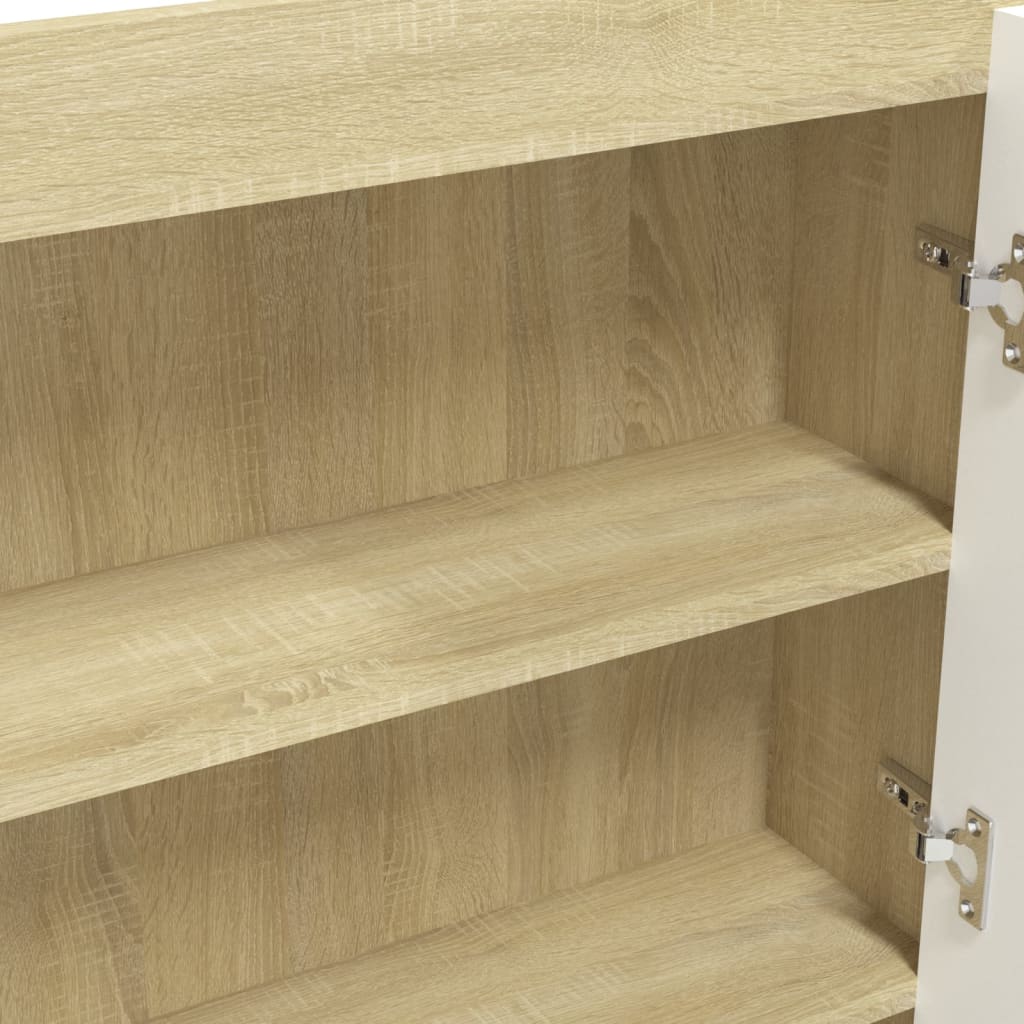 Led Kylpyhuoneen Peilikaappi 80X15X60 Cm Mdf
