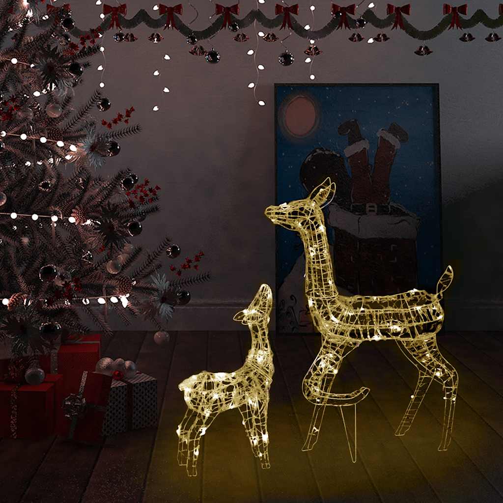 Poroperhe Joulukoriste Akryyli 160 Led-Valoa