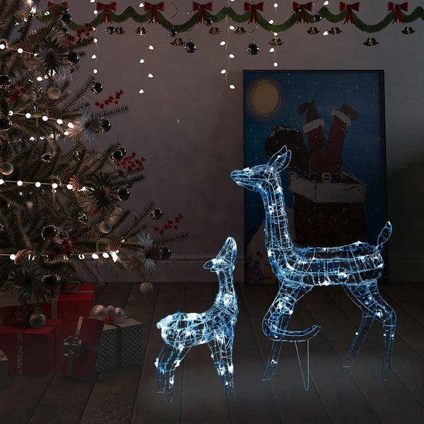 Poroperhe Joulukoriste Akryyli 160 Led-Valoa