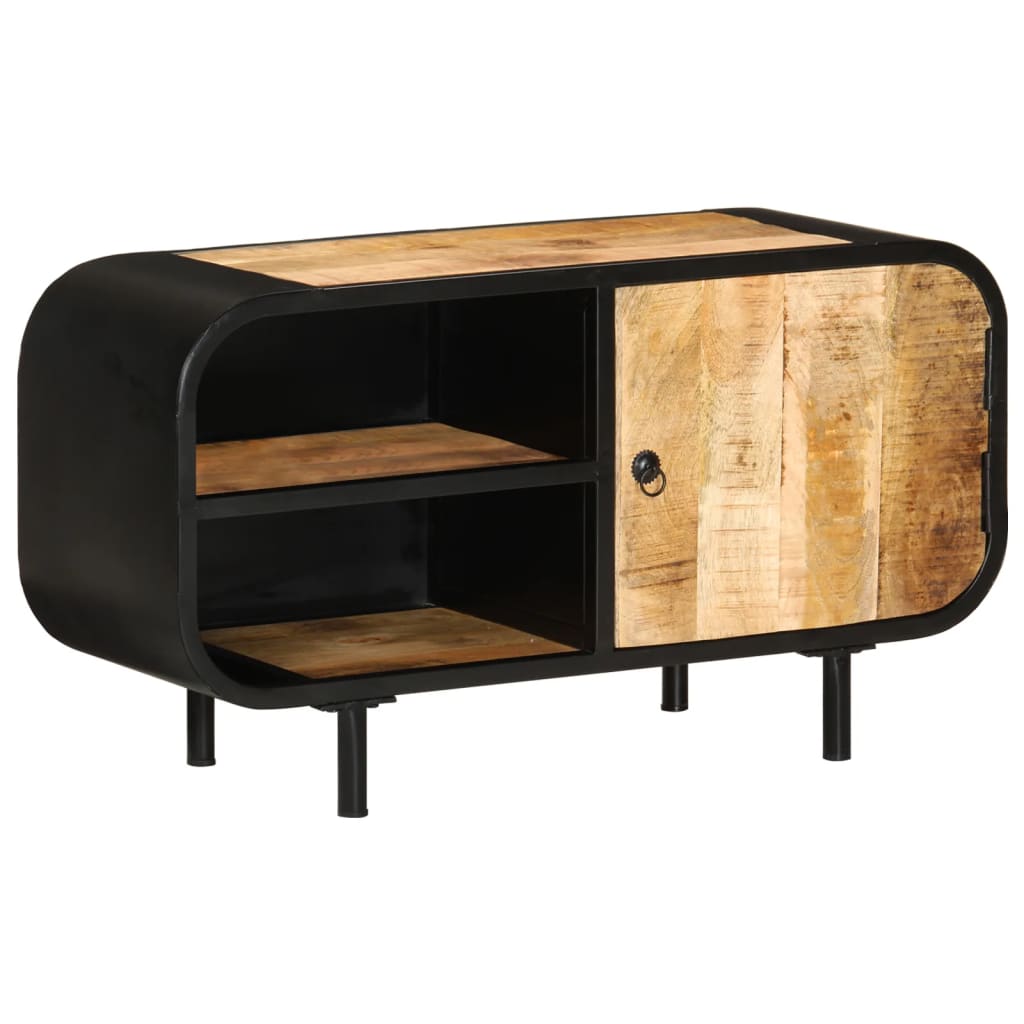 Tv-Taso 90X30X48 Cm Karkea Mangopuu