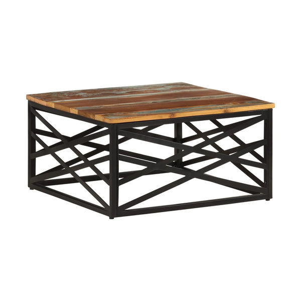 Sohvapöytä 68X68X35 Cm Kierrätetty Täyspuu