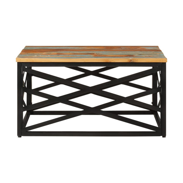 Sohvapöytä 68X68X35 Cm Kierrätetty Täyspuu