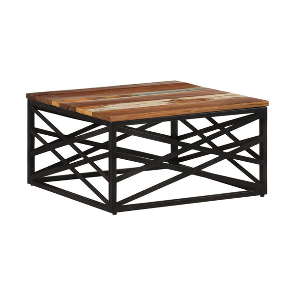 Sohvapöytä 68X68X35 Cm Kierrätetty Täyspuu