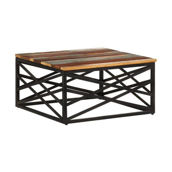 Sohvapöytä 68X68X35 Cm Kierrätetty Täyspuu