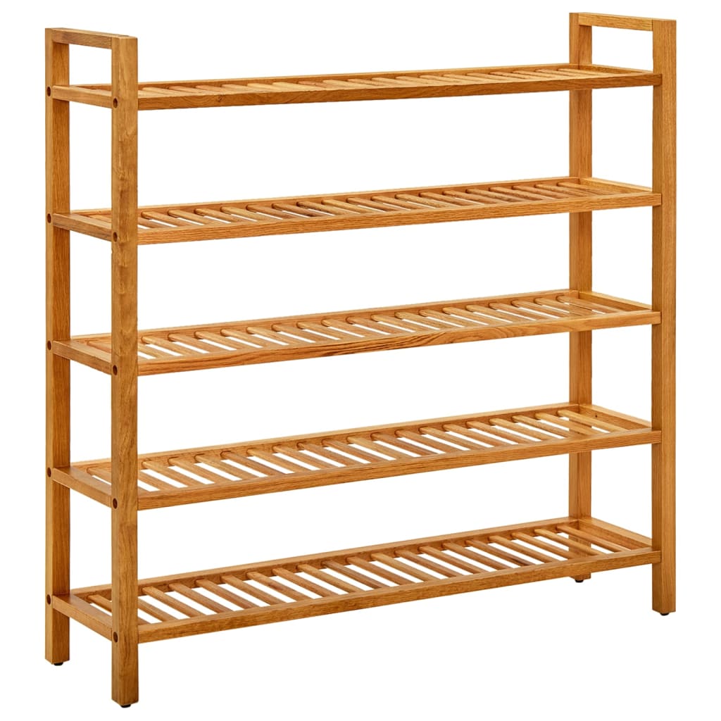 Kenkäteline 5 Hyllyä 100X27X Täystammi