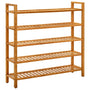 Kenkäteline 5 Hyllyä 100X27X Täystammi