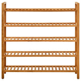 Kenkäteline 5 Hyllyä 100X27X Täystammi