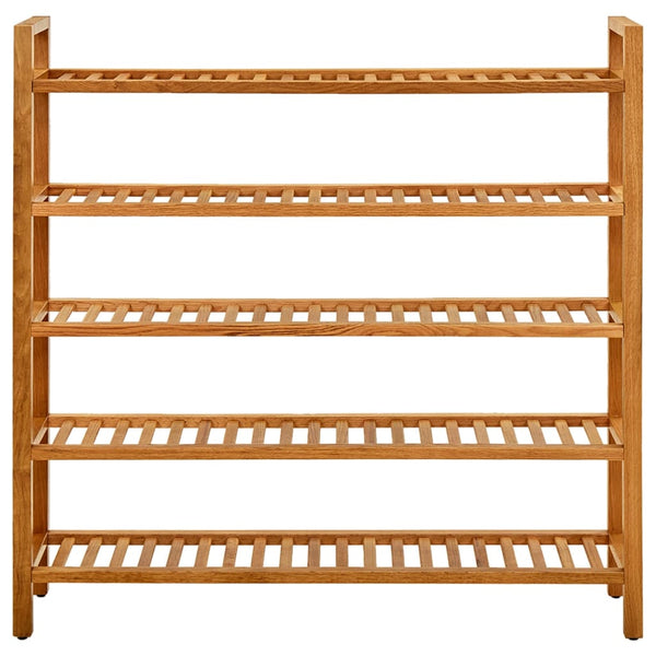 Kenkäteline 5 Hyllyä 100X27X Täystammi