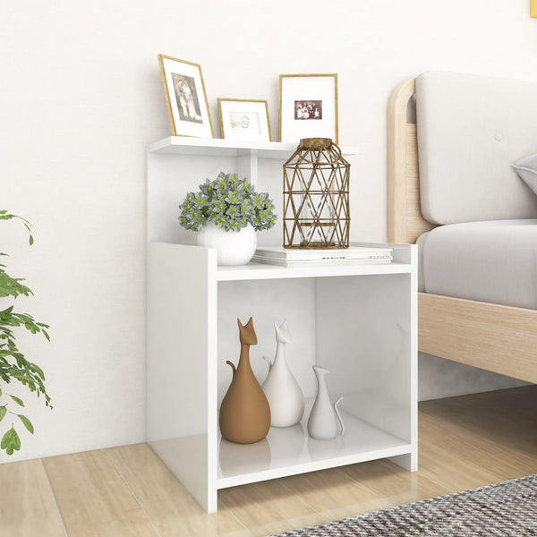 Yöpöydät 2 Kpl 40X35X60 Cm Tekninen Puu