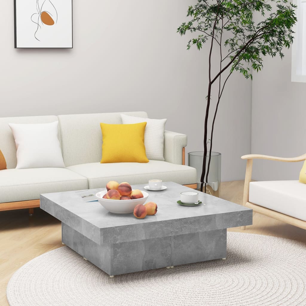 Sohvapöytä Käsityöläinen Tammi 90X90X28 Cm Tekninen Puu