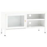 Tv-Taso 90X30X44 Cm Teräs Ja Lasi