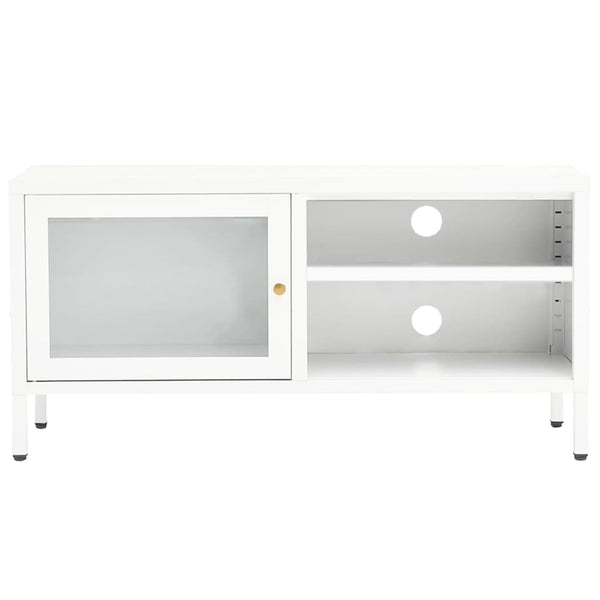 Tv-Taso 90X30X44 Cm Teräs Ja Lasi