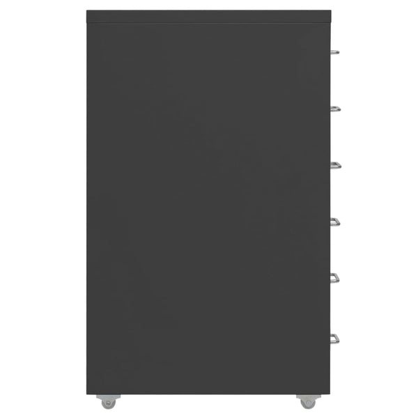 Arkistokaappi Siirrettävä 28X41X69 Cm Metalli
