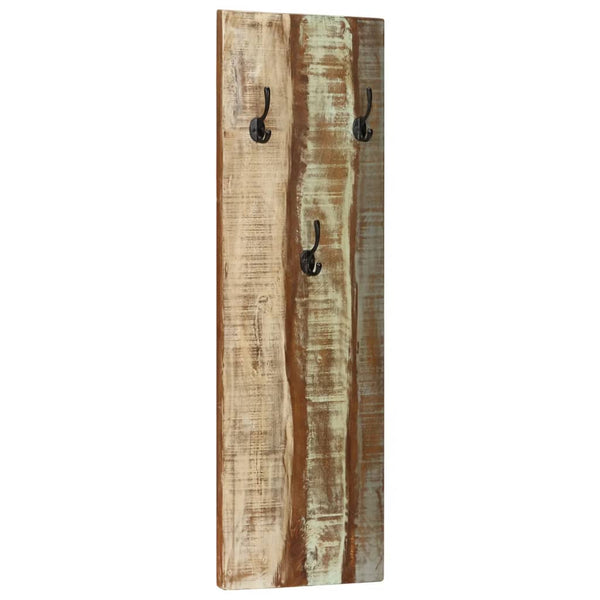 Seinäkiinnitteiset Naulakot 2 Kpl 36X3X110Cm Täysi Kierrätyspuu