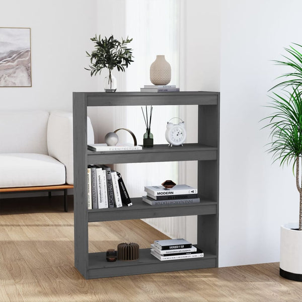 Kirjahylly/Tilanjakaja 80X30X167,4 Cm Täysi Mänty