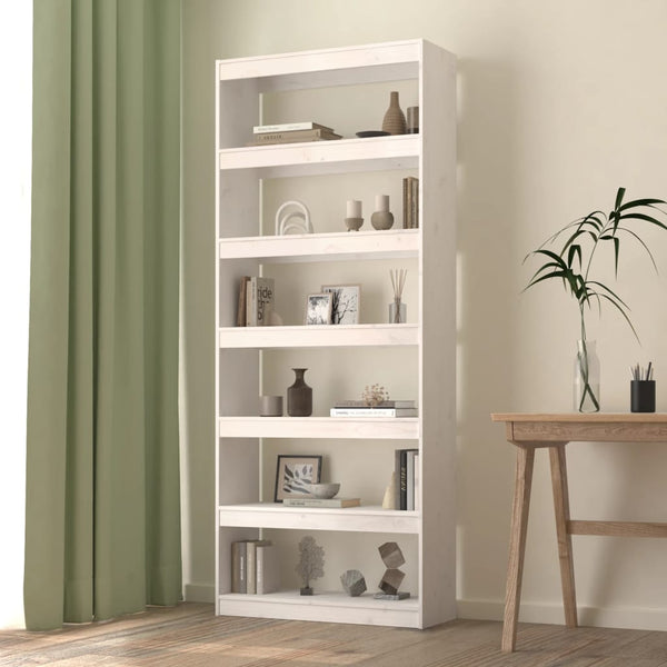 Kirjahylly/Tilanjakaja 80X30X167,4 Cm Täysi Mänty