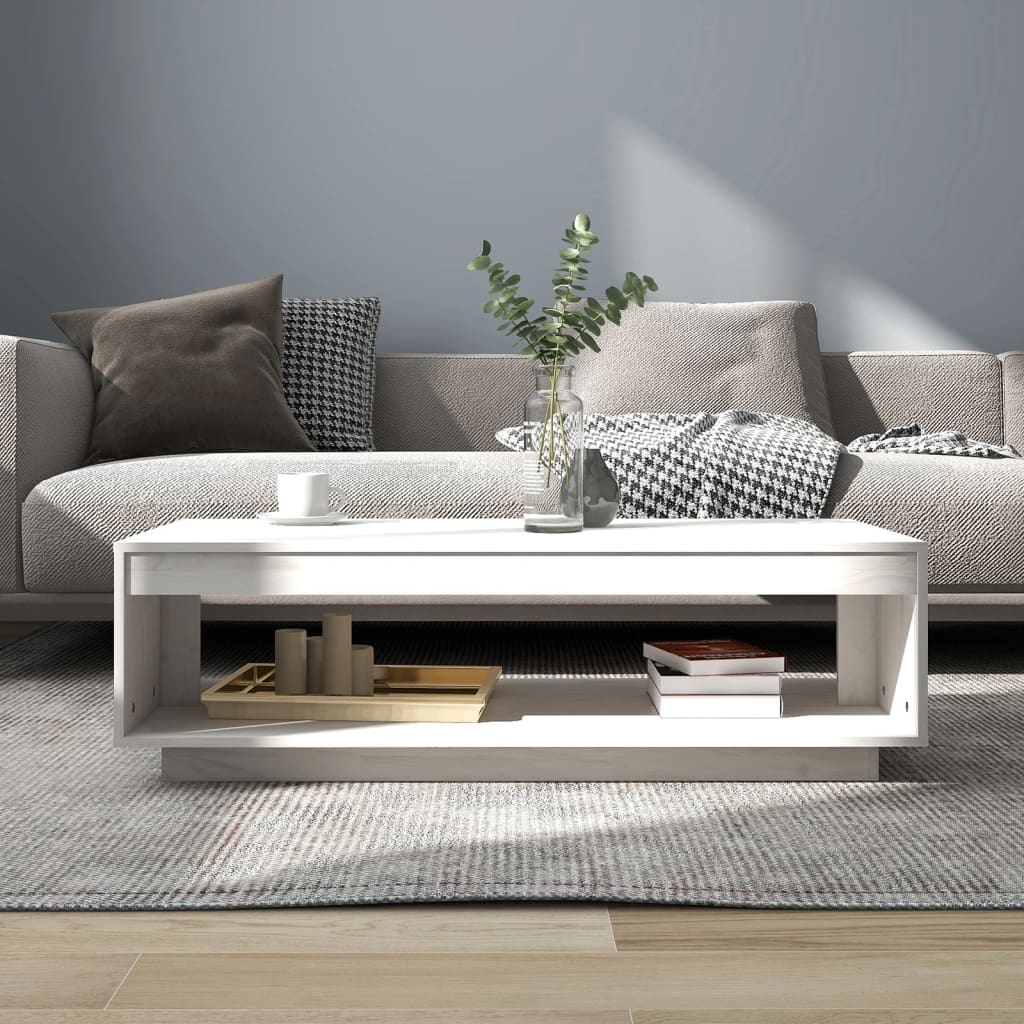Sohvapöytä 110X50X33,5 Cm Täysi Mänty