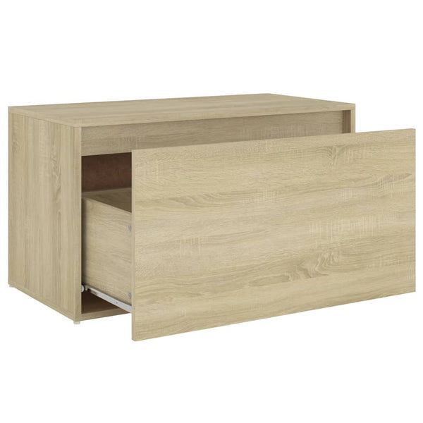 Eteisen Penkki Sonoma-Tammi 80X40X45 Cm Tekninen Puu