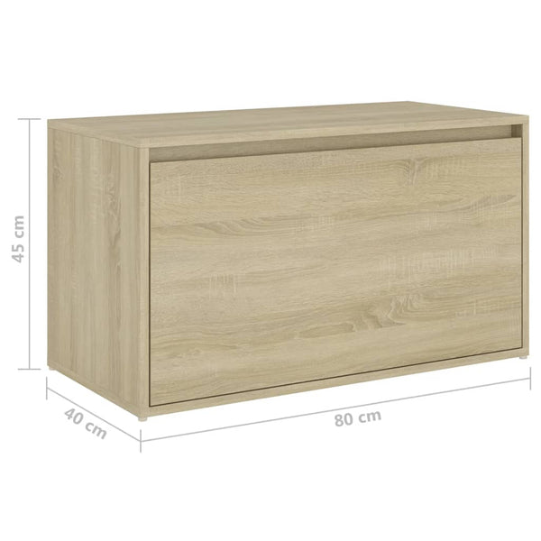 Eteisen Penkki Sonoma-Tammi 80X40X45 Cm Tekninen Puu