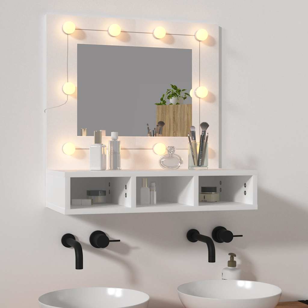 Peilikaappi Led-Valoilla 60X31,5X62 Cm