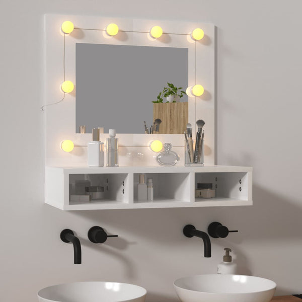 Peilikaappi Led-Valoilla 60X31,5X62 Cm